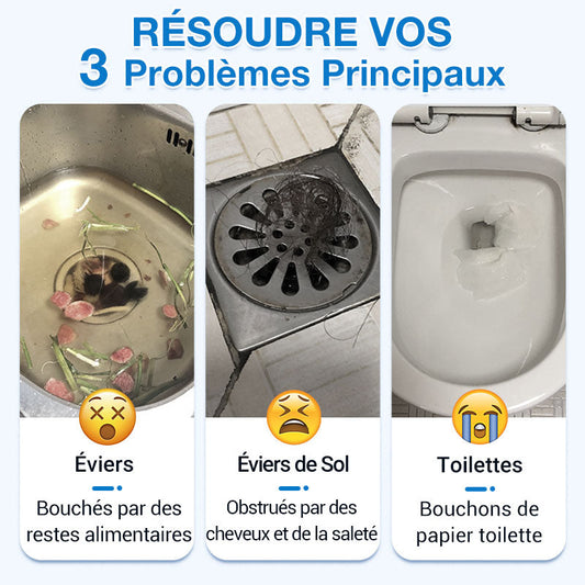 Déboucheur TurboClean Pro: Dites Adieu aux Canalisations Bouchées!