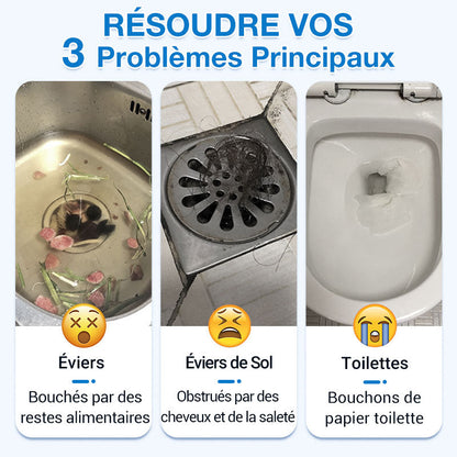 Déboucheur TurboClean Pro: Dites Adieu aux Canalisations Bouchées!