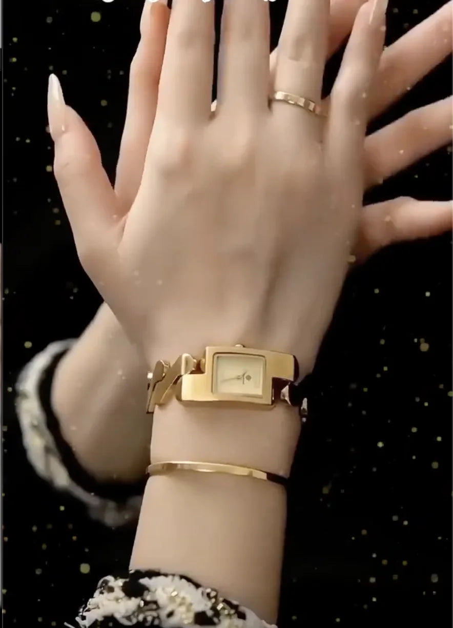 Produit Le Secret de l’Élégance Vintage : Montre + Bracelet (Set Femme)