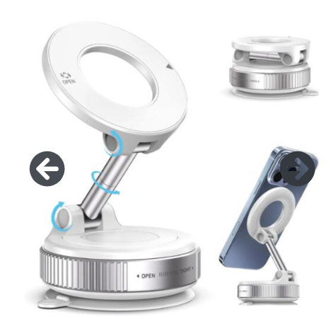 Support Téléphone Magnétique 360°