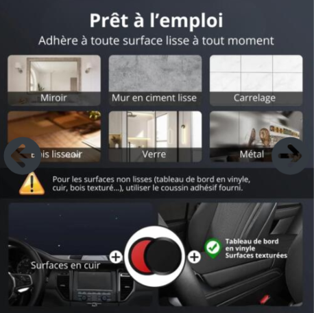 Support Téléphone Magnétique 360°