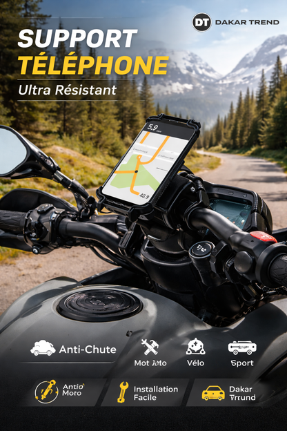 Support Téléphone Antichute 360° : Sécurité Maximale