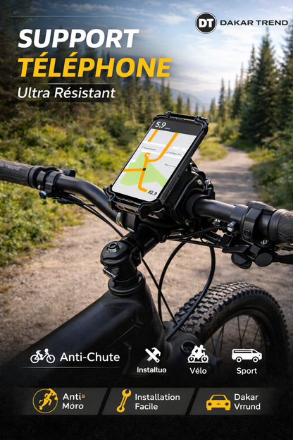 Support Téléphone Antichute 360° : Sécurité Maximale