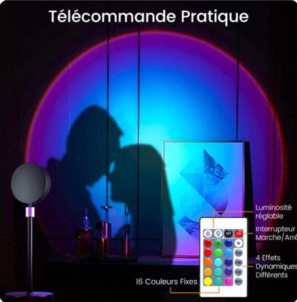 Lampe Coucher de Soleil Arc-en-ciel - Illuminez Votre Intérieur