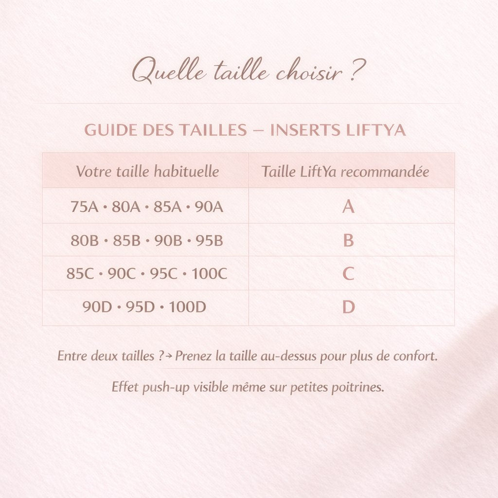 Inserts Soutien-Gorge Push-Up LiftYa