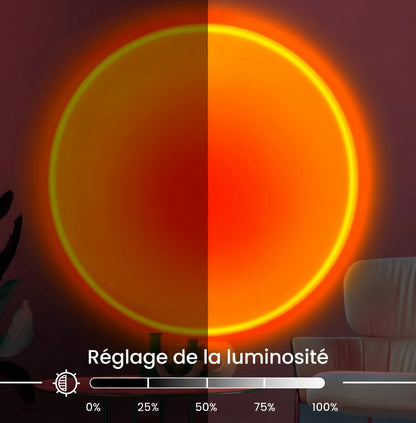 Lampe Coucher de Soleil Arc-en-ciel - Illuminez Votre Intérieur