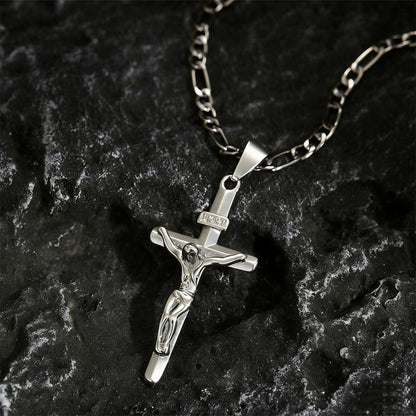 Collier Crucifix en OR-Élégance Spirituelle